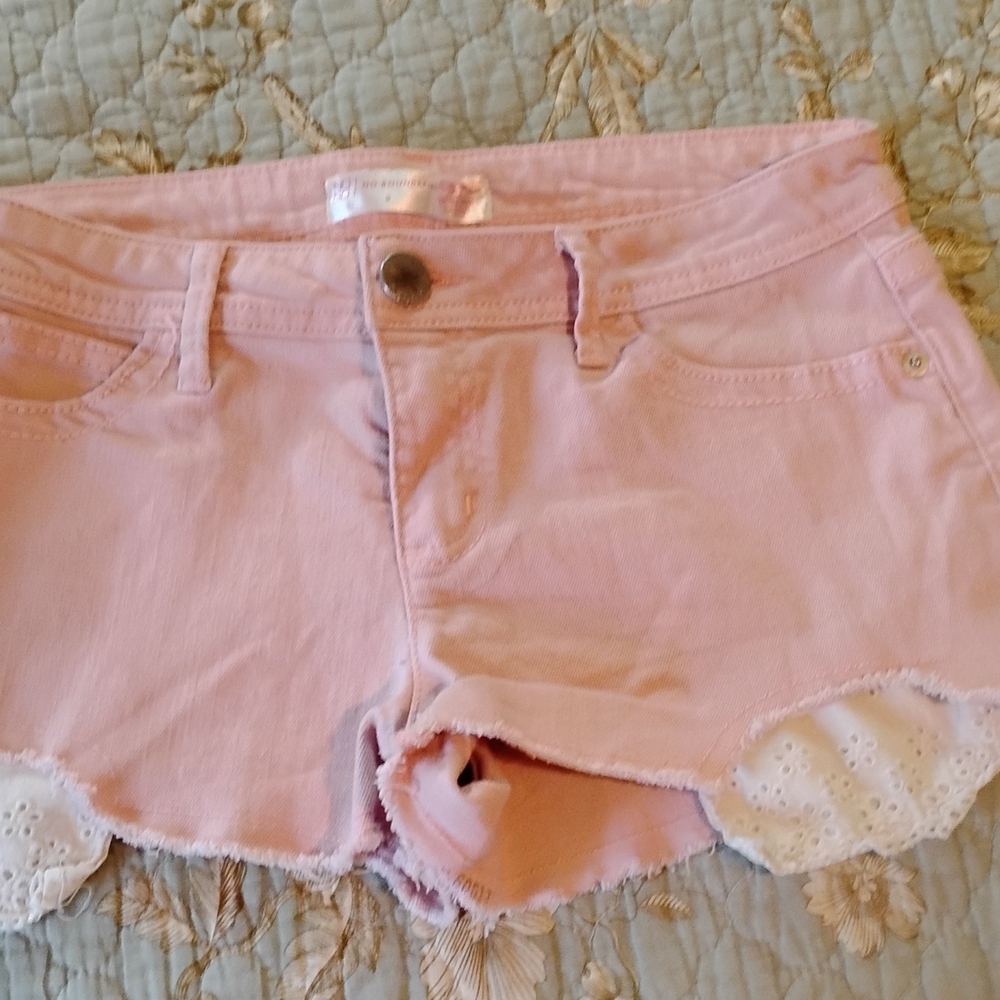 Pink Jean Shorts for Women